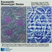 Encaustic monotype