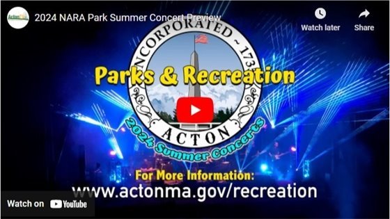 Image of ActonTV YouTube of 2024 Events at NARA