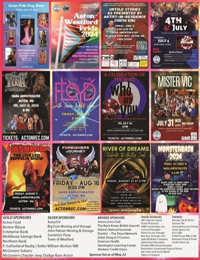 Acton Recreation Summer 2024 Flyer Side 2