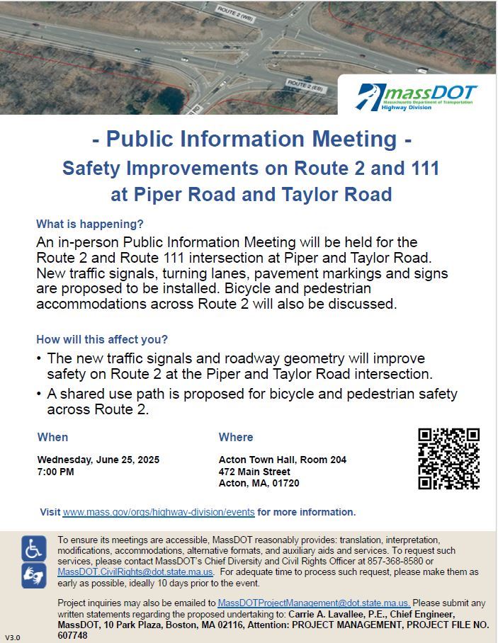 MassDOT flyer Rt2