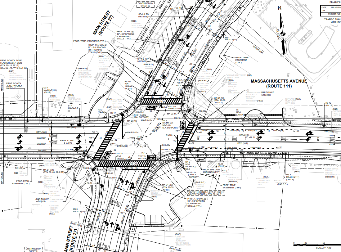 main intersection final plan