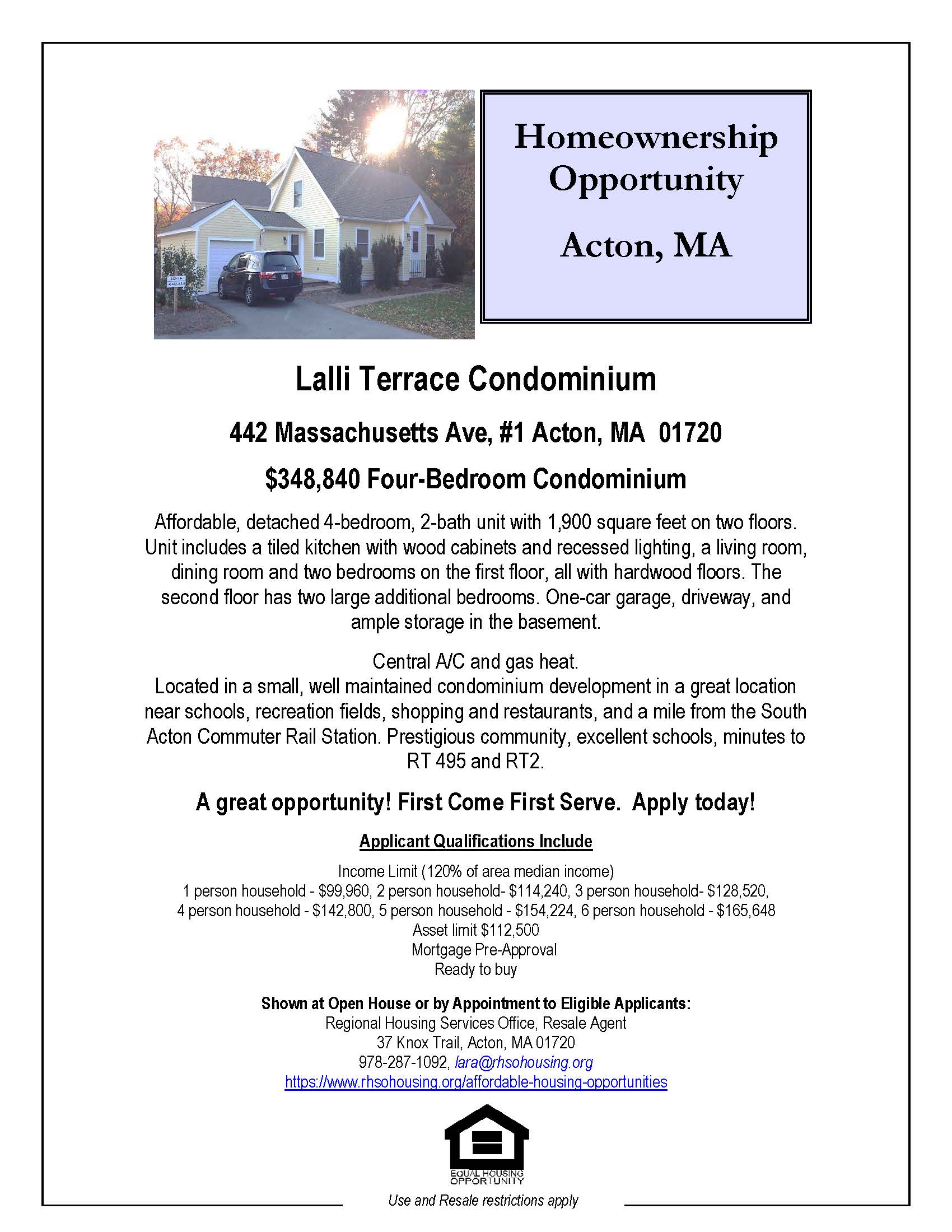 442 Mass Ave - Flyer