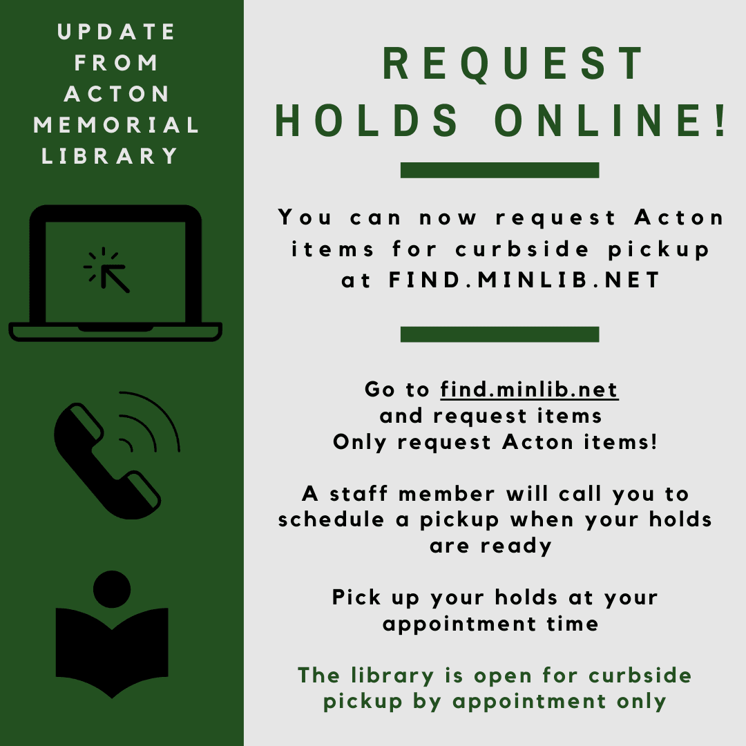 Acton Memorial Library Hold Online
