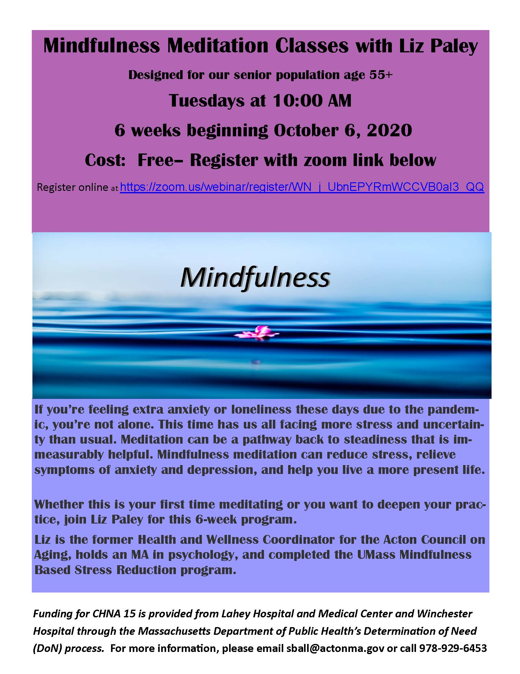 Mindfulness Meditation Invite