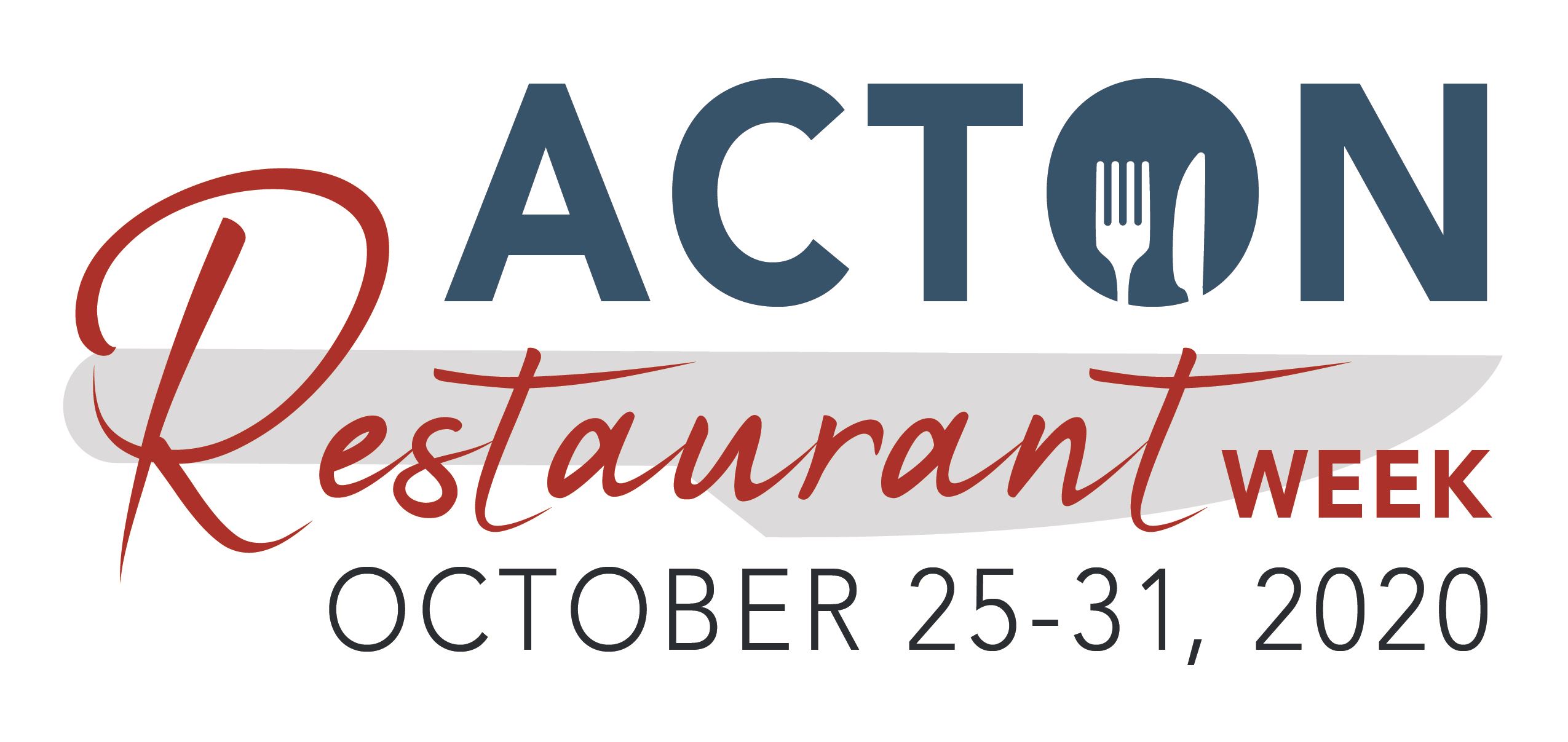 Acton Restaurant Week Logo 2020