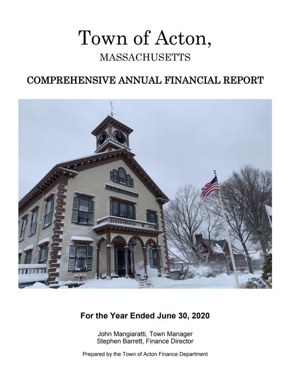 Financial Report 2020