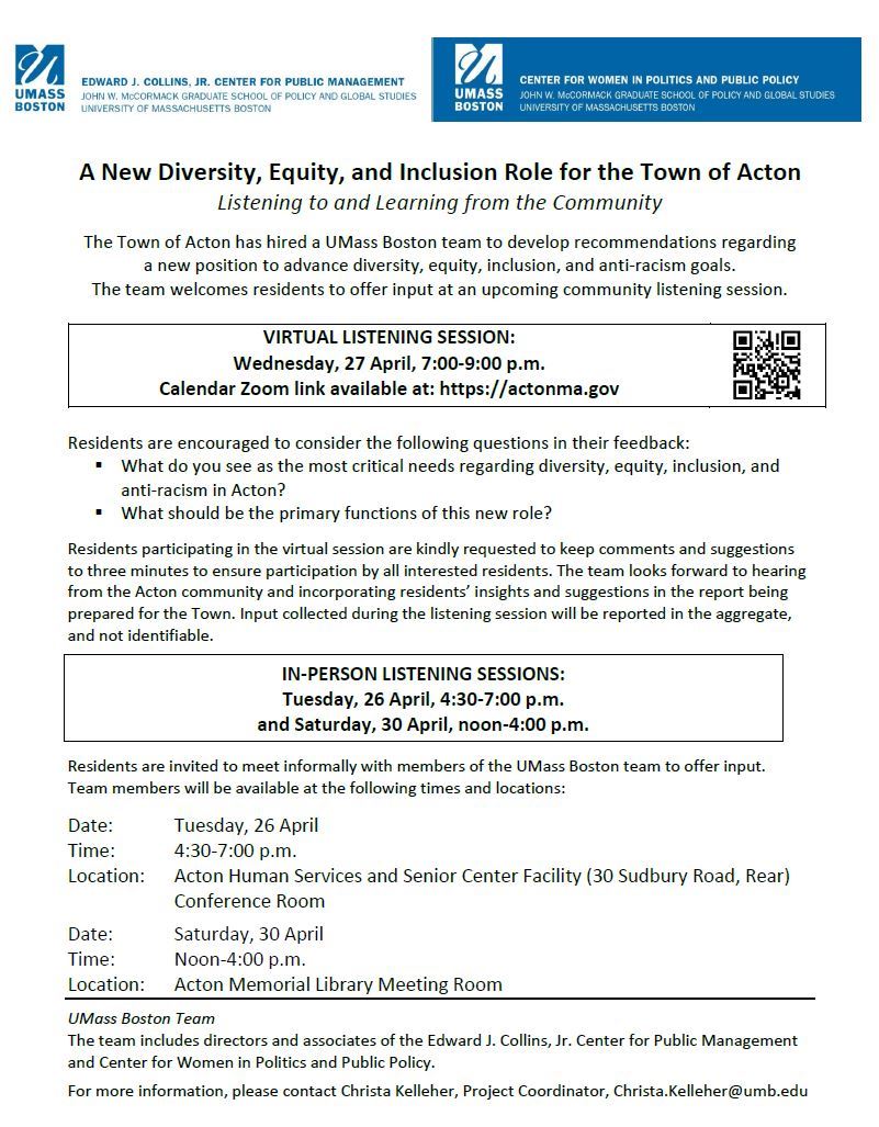 umassbostoncommunity input flyer