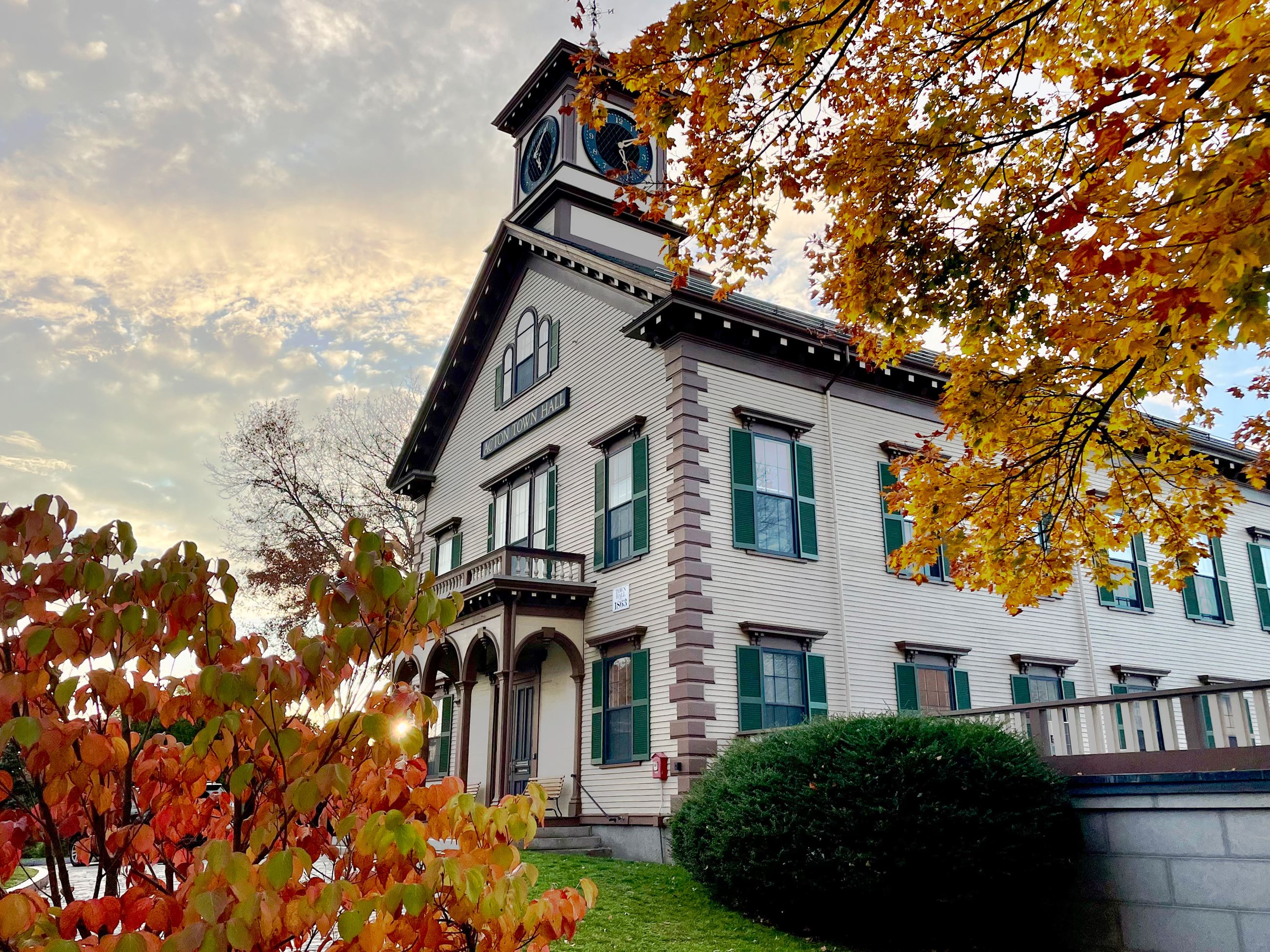 Town Hall in Fall