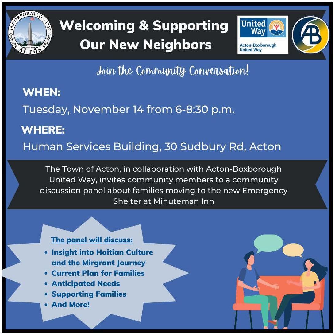 Newflash-Community Conversation graphic