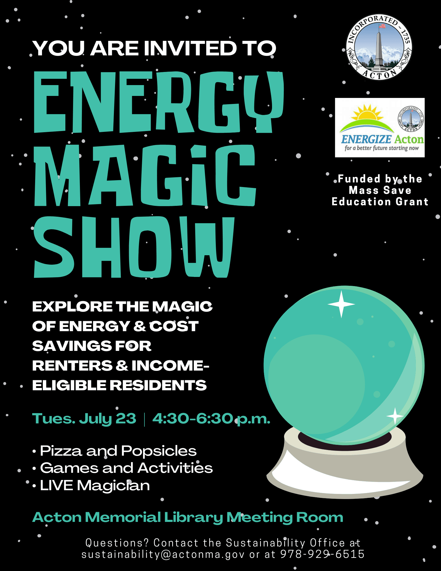 Energy Magic Show_Printable Flyer