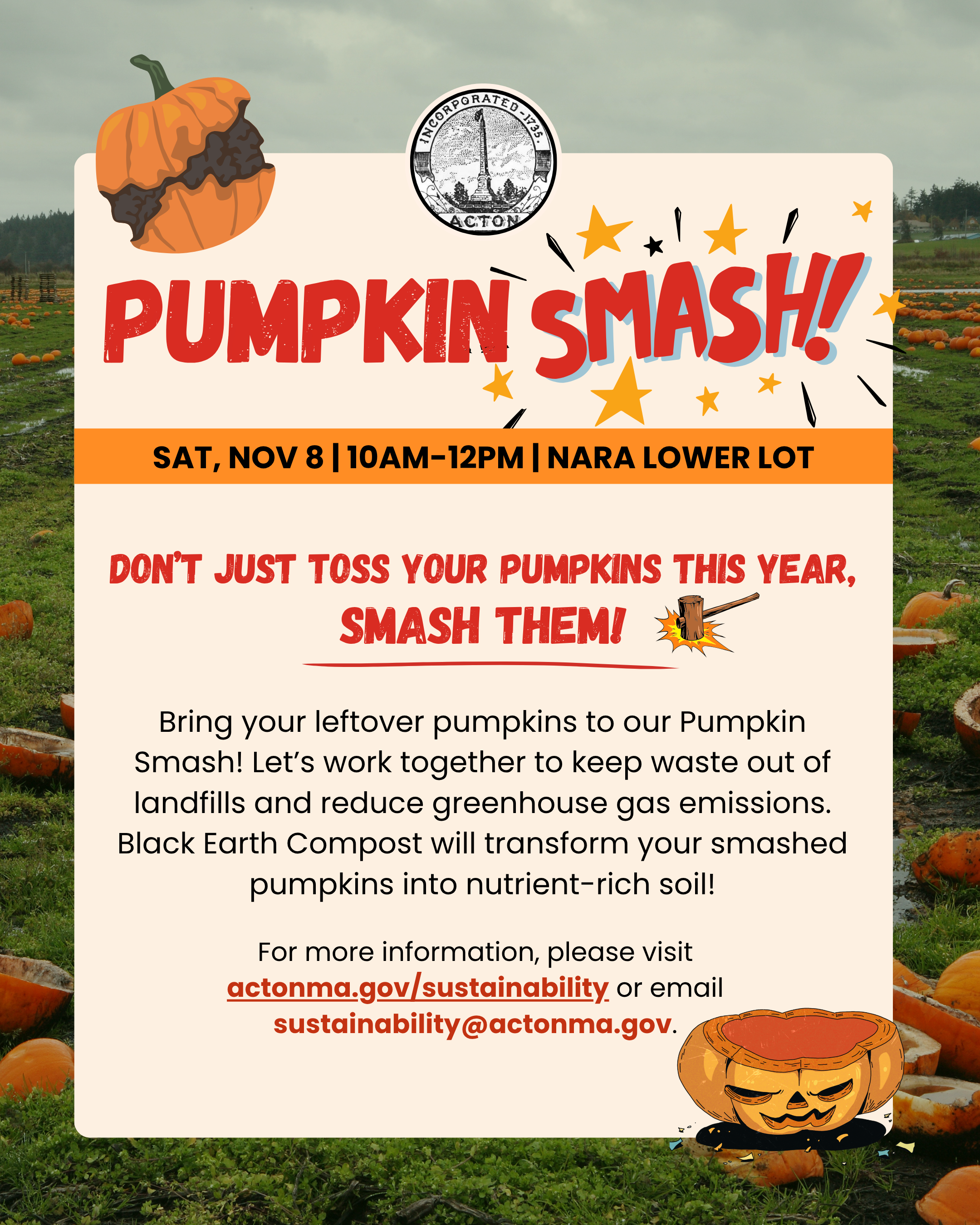 Pumpkin Smash Post 2025