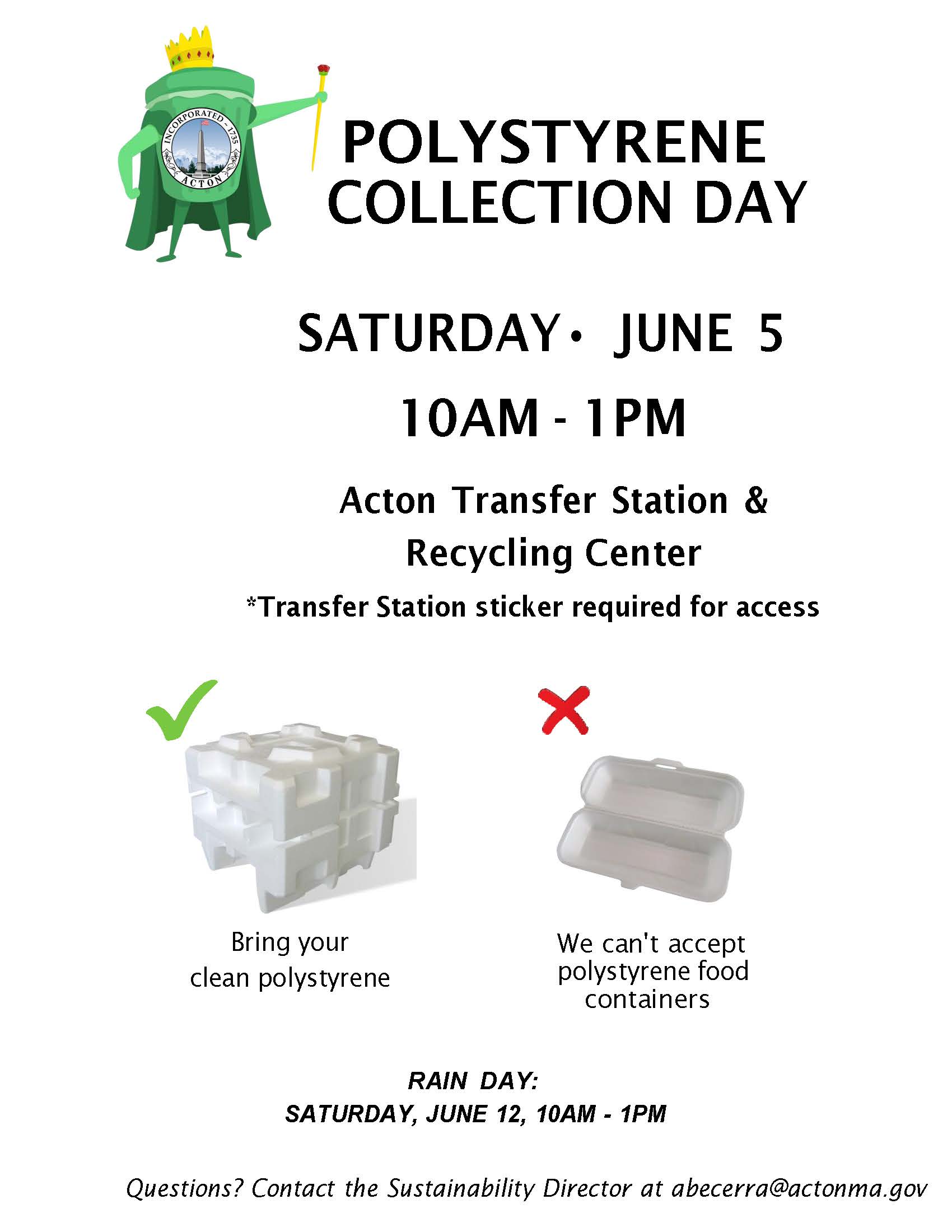ACTON Recycles_Polystyrene Collection