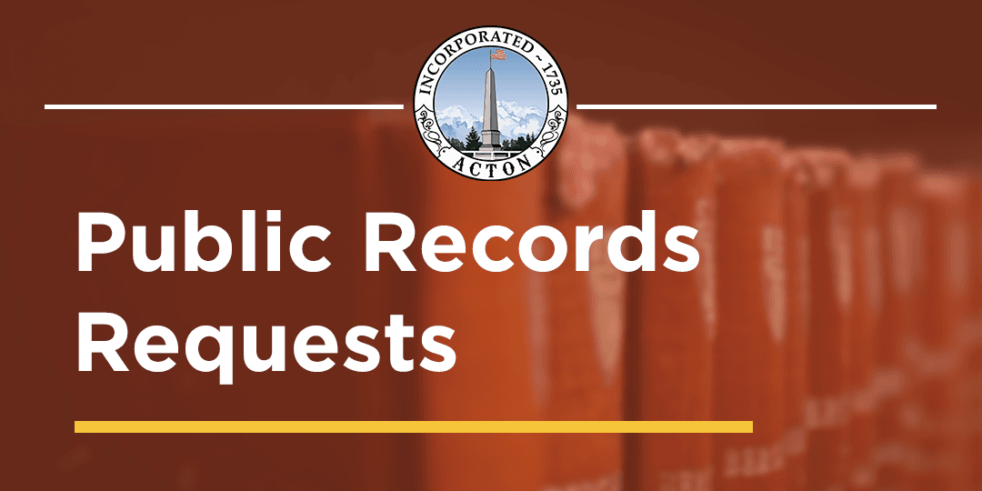 Public Records Requests
